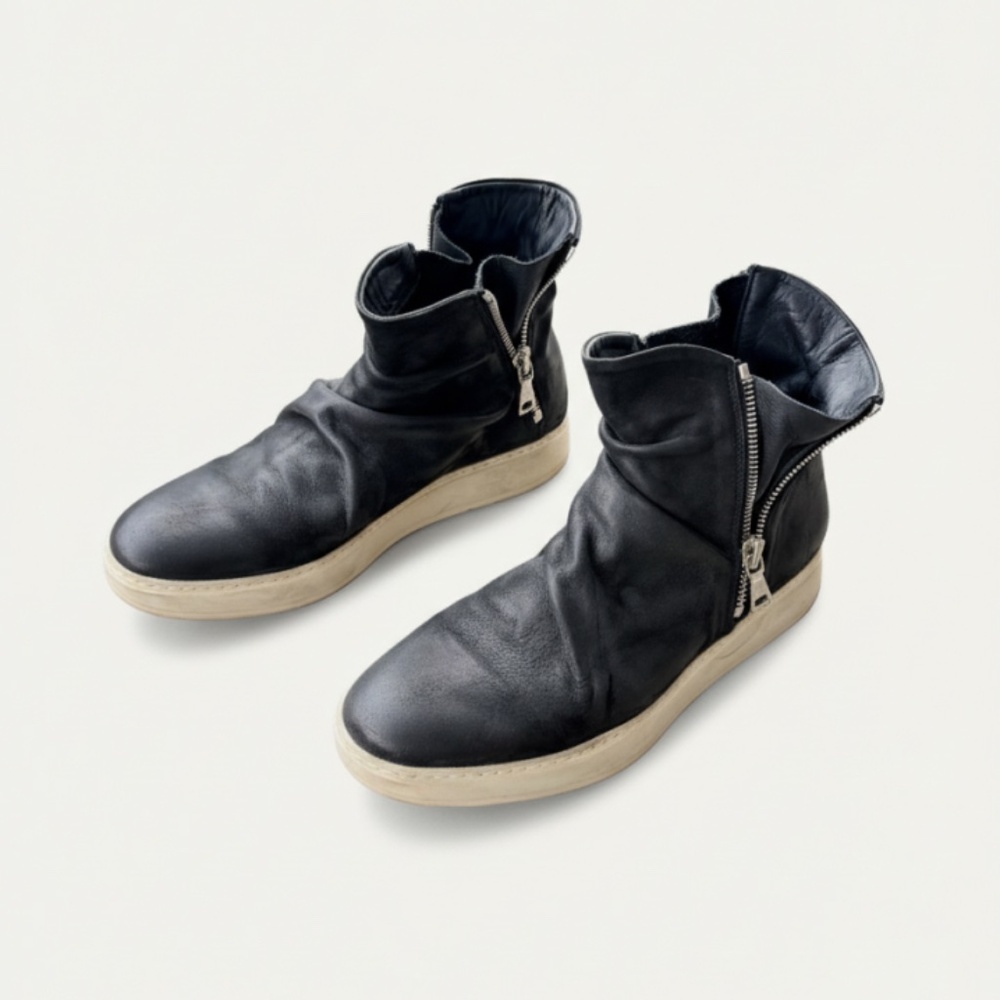 John Varvatos 315 Double Mac Zip, Black, U.S. 12 - Picture 5 of 8